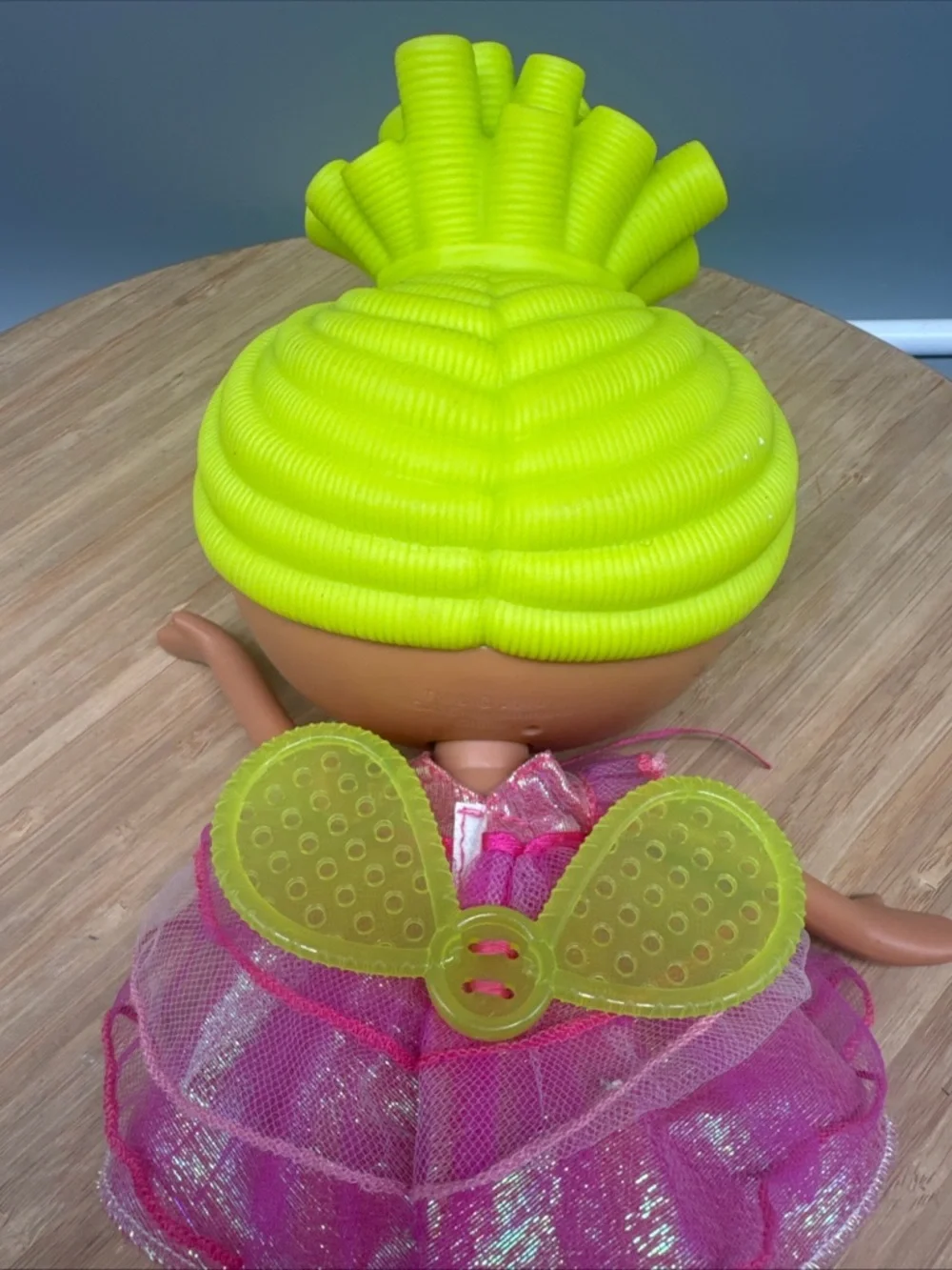 Lalaloopsy Doll Pix E Flutters Pixie Elf Green Hair Pink Daisy Wings Fairy RARE